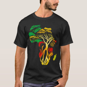 T-shirt Mois de l'histoire noire Ancêtres afro-américains