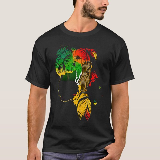 T-shirt Mois de l'histoire noire Ancêtres afro-américains (Devant)
