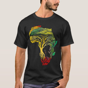 T-shirt Mois de l'histoire noire Ancêtres afro-américains