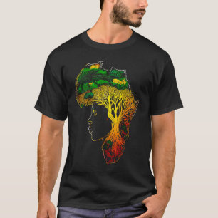 T-shirt Mois de l'histoire noire Ancêtres afro-américains