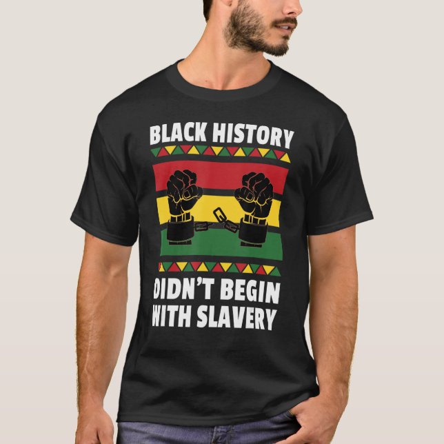 T-shirt Mois de l'histoire noire Citation afro-américaine (Devant)