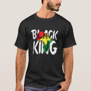 T-shirt Mois de l'histoire noire du roi Noir Pr africain-a