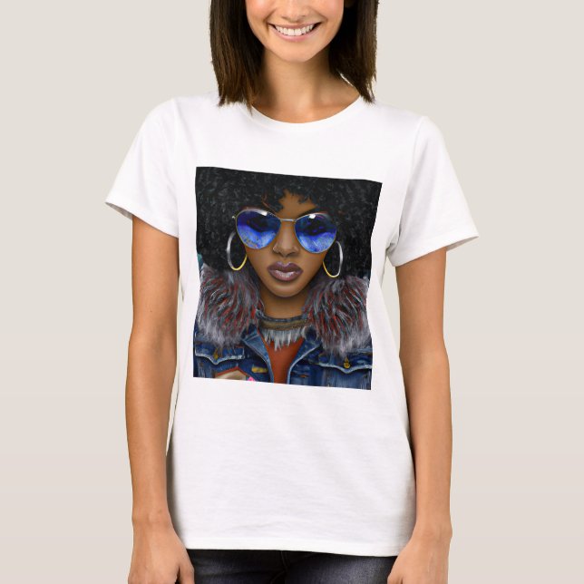T-shirt Mois de l'histoire noire et des femmes internation (Devant)
