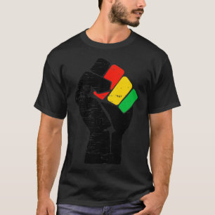 T-shirt Mois de l'histoire noire Fierté noire Conception d