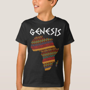 T-shirt Mois de l'histoire noire Genèse Fier Afrique Afriq