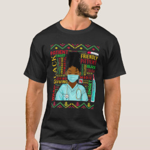 T-shirt Mois de l'histoire noire Hommes africains garçons