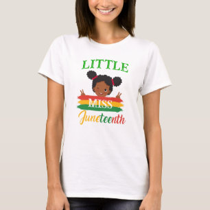 T-shirt Mois de l'histoire noire Little Miss Junetten