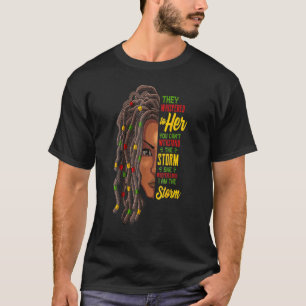 T-shirt Mois de l'histoire noire Loc'd Hair Africaine Femm