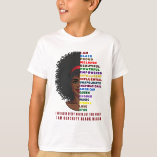 T-shirt Mois de l'histoire noire Melanin Femmes Black Girl