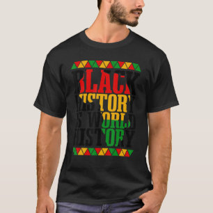 T-shirt Mois de l'histoire noire Patrimoine africain