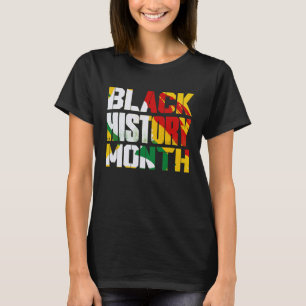T-shirt Mois de l'histoire noire Racines africaines Melani