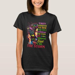 T-shirt Mois de l'histoire noire Reine africaine Je suis l