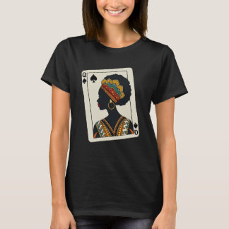 T-shirt Mois de l'histoire noire Reine Melanin Afro-Améric
