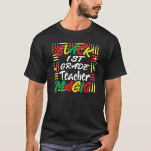 T-shirt Mois de l'histoire noire Tee - shirt Noir 1ère ann