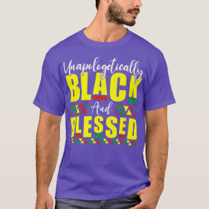 T-shirt Mois de l'histoire sans apologisme noire et instru