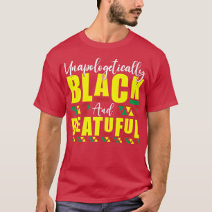 T-shirt Mois de l'histoire sans apologisme noire et instru