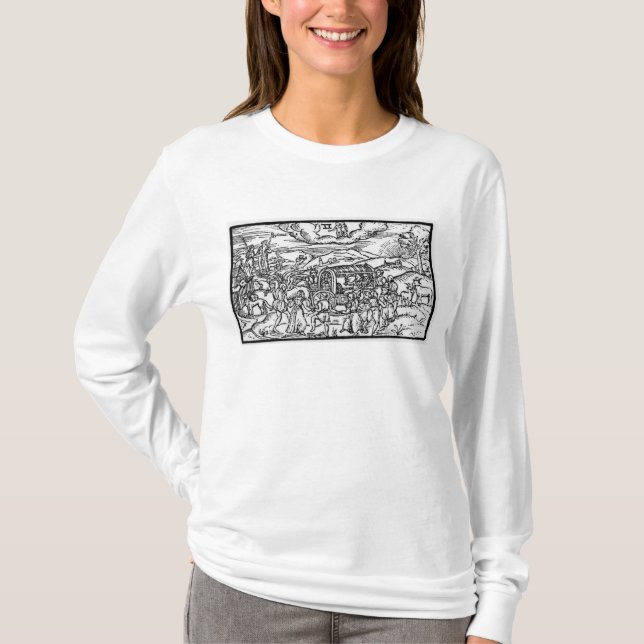 T-shirt Mois de mai, 'du calendrier de Shepheardes (Devant)
