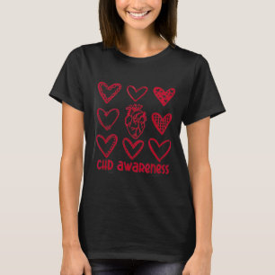 T-shirt Mois de sensibilisation à la cardiopathie anatomiq