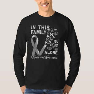 T-shirt Mois de sensibilisation à la dyslexie du ruban d'a