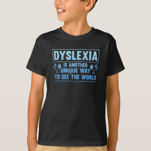 T-shirt mois de sensibilisation à la dyslexie, octobre