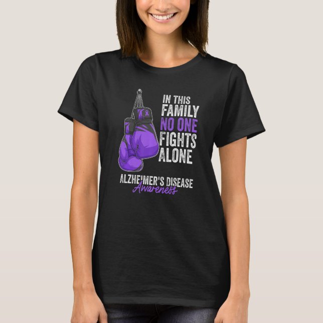 T-shirt Mois de sensibilisation à la maladie d'Alzheimer G (Devant)