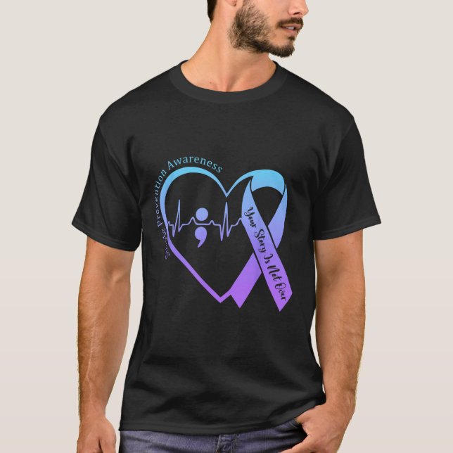 T-shirt Mois De Sensibilisation À La Prévention Du Suicide (Devant)