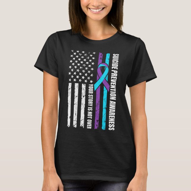 T-shirt Mois De Sensibilisation À La Prévention Du Suicide (Devant)