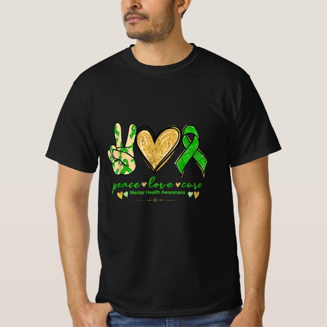 T-shirt Mois de sensibilisation à la santé mentale| Questi (Devant)