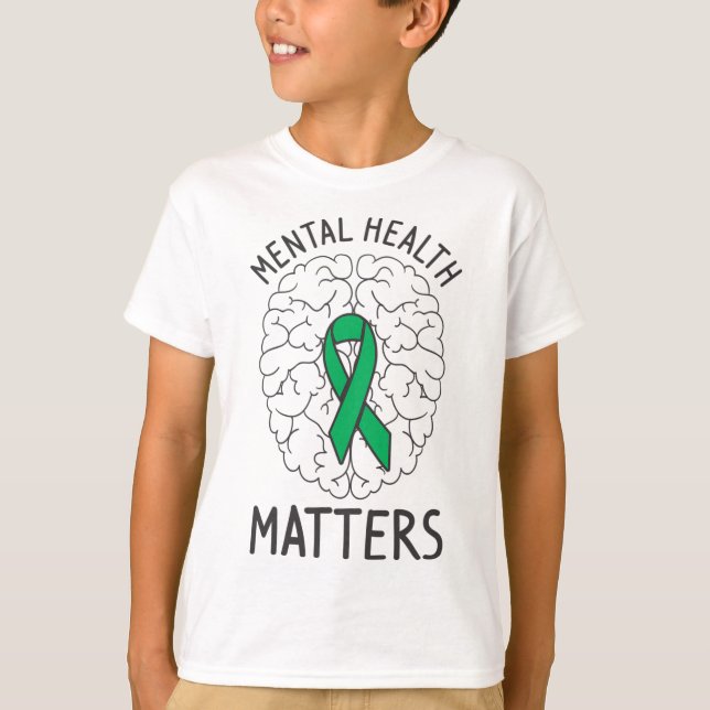 T-shirt Mois de sensibilisation à la santé Problèmes de sa (Devant)