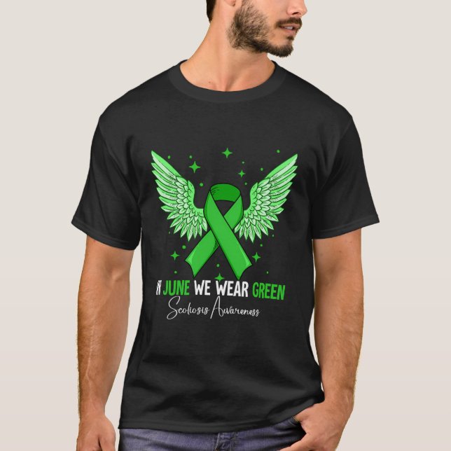T-shirt Mois de sensibilisation à la Scoliose (Devant)