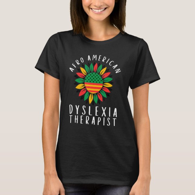 T-shirt Mois de sensibilisation à la thérapie de lecture d (Devant)