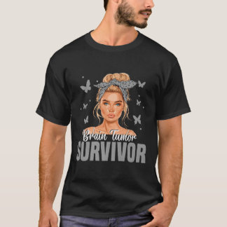 T-shirt Mois de sensibilisation à la tumeur cérébrale Glio
