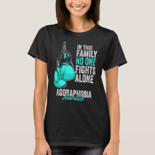 T-shirt Mois de sensibilisation à l'agoraphobie Gants de b