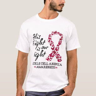 T-shirt Mois De Sensibilisation À L'Anémie De La Faucille