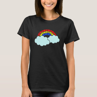 T-shirt Mois de sensibilisation à l'autisme Nuages Arc-en-