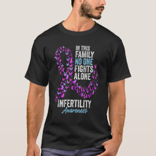 T-shirt Mois de sensibilisation à l'infertilité Papillons