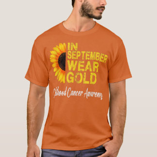 T-shirt Mois de sensibilisation au cancer chez les enfants