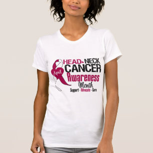 T-shirt Mois de sensibilisation au cancer de la tête et d