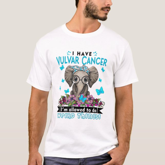 T-shirt Mois de sensibilisation au cancer de Vulvar Cadeau (Devant)