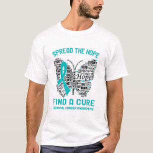 T-shirt Mois de sensibilisation au cancer du col utérin C