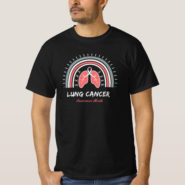 T-shirt mois de sensibilisation au cancer du poumon (Devant)