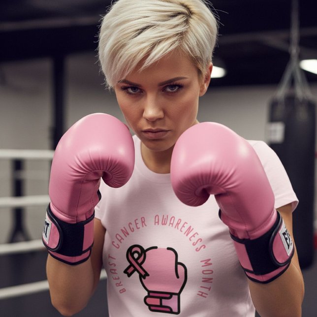 T-shirt Mois de sensibilisation au cancer du sein (Breast Cancer Awareness Month T-Shirt.)