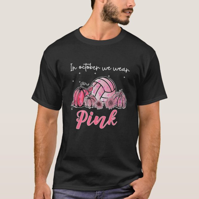 T-shirt Mois de sensibilisation au cancer du sein de volle (Devant)