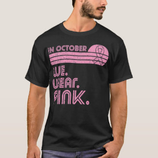 T-shirt Mois de sensibilisation au cancer du sein en octob