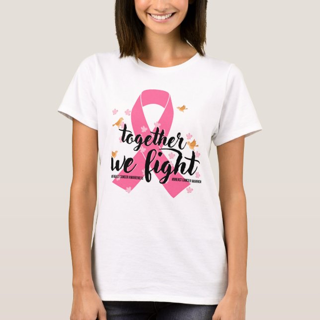 T-shirt Mois de sensibilisation au cancer du sein Ensemble (Devant)