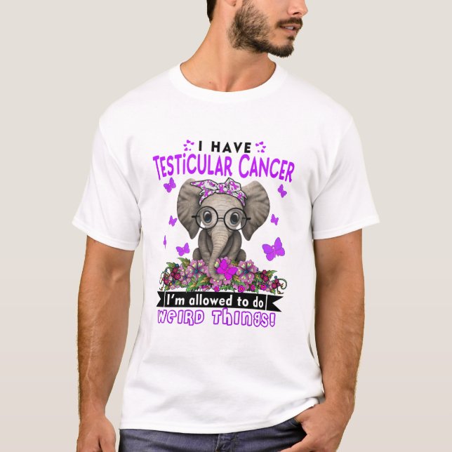 T-shirt Mois de sensibilisation au cancer testiculaire Cad (Devant)