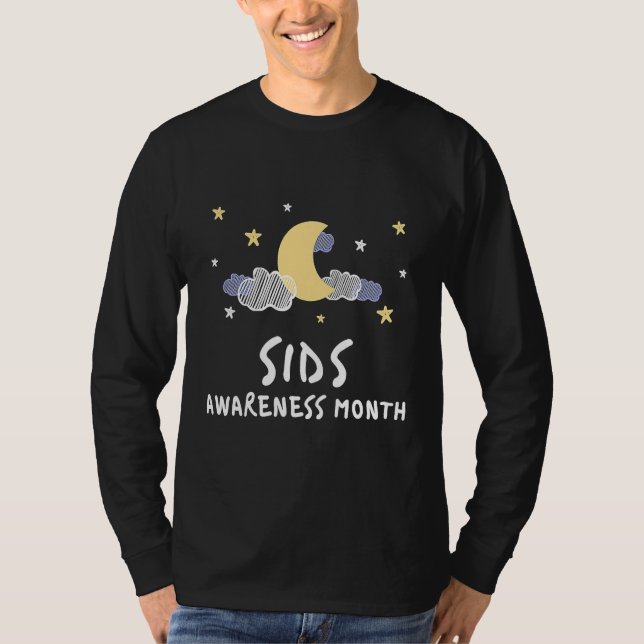 T-shirt Mois de sensibilisation au syndrome de mort subite (Devant)