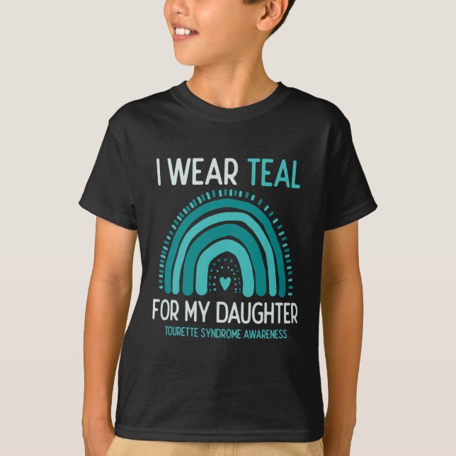 T-shirt Mois de sensibilisation au syndrome de Tourette Je (Devant)