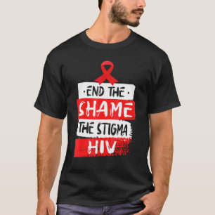 T-shirt Mois de sensibilisation au VIH Sida pour en finir