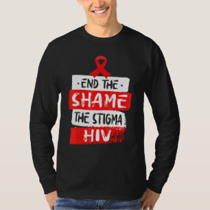 T-shirt Mois de sensibilisation au VIH Sida pour en finir